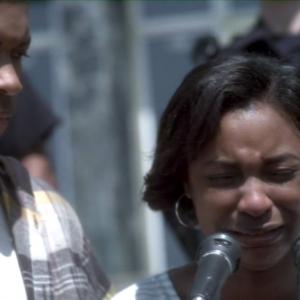 Eli Goree and HeatherClaire Nortey in Abducted The Carlina White Story Lifetime Network