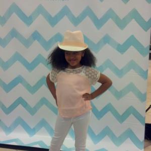 Walking the runway at the Spring 2013 Nordstrom Kids Fashion Show.