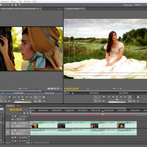 A still of the editing of Andrea Fantauzzi's first reel edited by Breakthrough Reels.