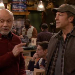 Still of Hector Elizondo and Mike Rowe in Last Man Standing 2011