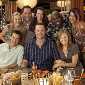 Still of Vince Vaughn, Jason Bateman, Kristin Davis, Malin Akerman, Kristen Bell, Jon Favreau, Faizon Love and Kali Hawk in Couples Retreat (2009)