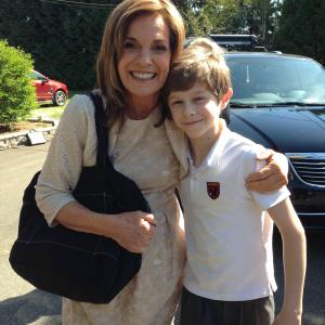 Meeting Linda Gray on the set of Perfect Match