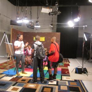 Filming of Poetry  Life TV Show