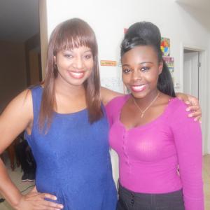 Nicole Denise Hodges takes a photo with host of TinaRenes Dollhouse airing this fall season on IBChanneltv