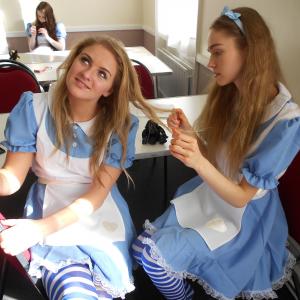 Louise Xavier Lucy Chappell and Keeley Lane in Wonderland 2012