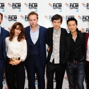Sally Hawkins Rafe Spall Morgan Matthews Asa Butterfield and Orion Lee at event of XY 2014