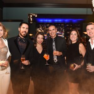 Cooney with staff and CEO Gabriel Hammond of Broadgreen Pictures at the company's 2015 Holiday Party