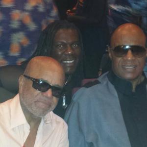 Tony Davis with Berry Gordy and Stevie Wonder at the Holland Dozier Holland Walk of Hollywood Fame Ceremony!!
