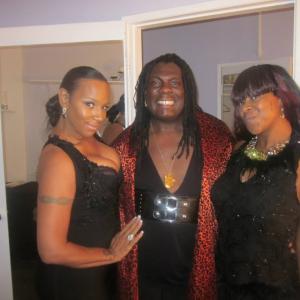 Tony Davis Jackie Christie and Sphynix Rose at The African Oscars 2014