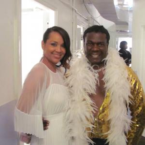 Tony Davis and Lisaraye at the NAACP Theater Awards 2013