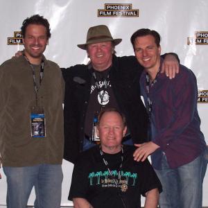 Ted Gianopulos Dan Roth Biff Yeager and Tom Cochran in Barbers Crossing 2007