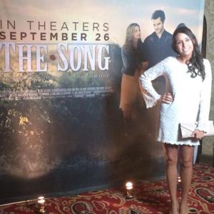 At the international premiere of The Song