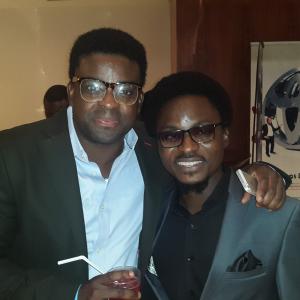 At Nollywood Movies Awards with Kunle Afolayan