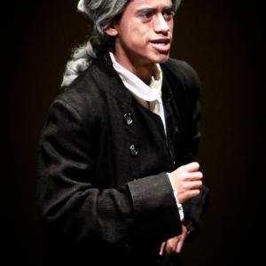 Antonio Abarca as Giles Corey for the RRHS theatre production of the Crucible 2013
