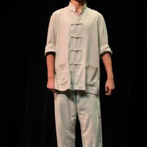 Antonio Abarca as Bun Foo for the RRHS musical of Thoroughly Modern Millie. (2013)