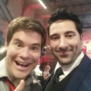Me and Adam Devine on the set of Pitch Perfect 2