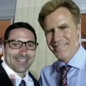Me and Will Ferrell on the set of Get Hard, in Da Parish! LONG DAY!
