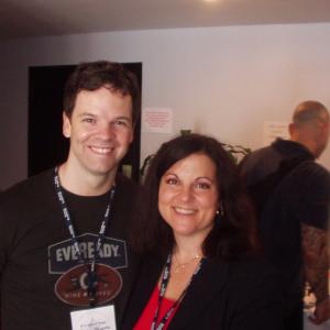 Debra Markowitz and Kevin Shinick at the Long Island International Film Expo (LIIFE)