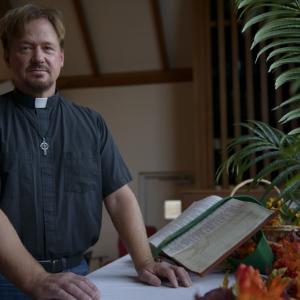 Rev Frank Schaefer in his sanctuary at Zion Iona UM Church in Lebanon county is facing a church trial on November 18 2013