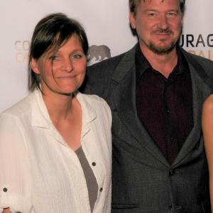 Rev Frank Schaefer and wife Brigitte at the Spirit of Courage Awards LA House of Blues 2014