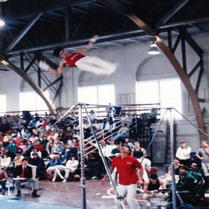 John Beaton Hill competing for University of WisconsinMadison Mens Gymnastics Team