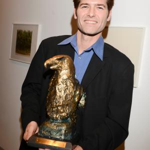 Chris Brinker Award winner John Beaton Hill for Most Outstanding First Feature Film at The San Diego Film Festival