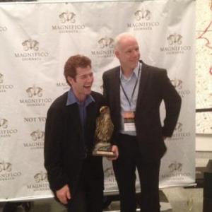 The Wolves of Savin Hill writerdirector John Beaton Hill and producer Sean Ireland at The 2014 San Diego Film Festival
