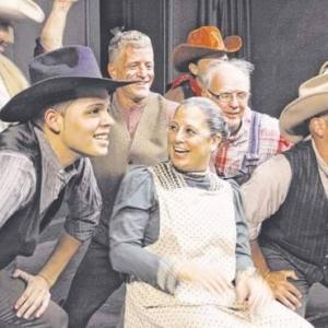 Paula Lauzon as Aunt Eller in the 2013 Production of Little Theatre of Fall River's 'Oklahoma!'