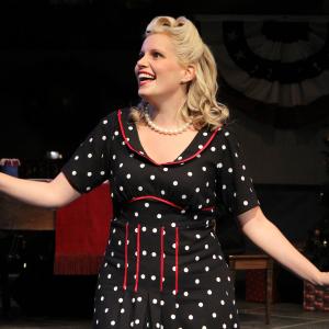 Ruthie as Patty Andrews in Christmas of Swing at the History Theatre