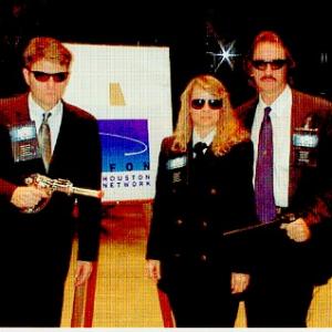 Carl, Doris and Derrel as MIBS (before the movie came out). This was at the Houston UFO Network (which Sims currently operates and owns).