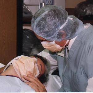 Derrel Sims RHA Uses Hypnotic Anesthesia on a surgical Alien Implant patient in California