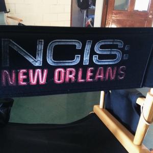 On the set of NCIS New Orleans