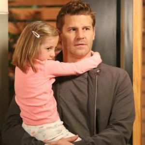 Sunnie with David Boreanaz from a deleted scene