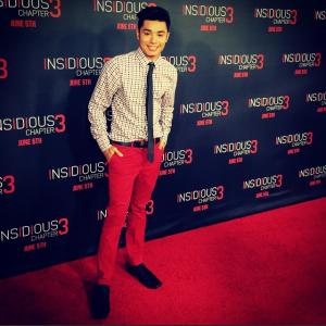 Moises Nieves at the World Premiere of Insidious Chapter 3