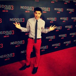 Moises Nieves at the World Premiere of Insidious Chapter 3