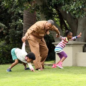 Still of Anthony Anderson Miles Brown and Marsai Martin in Blackish 2014