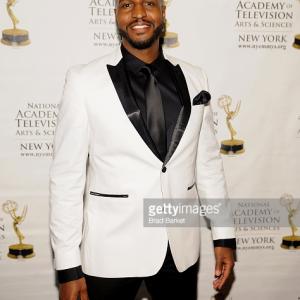 Elijah Bland attendspresents at the 58th New York Emmy Awards