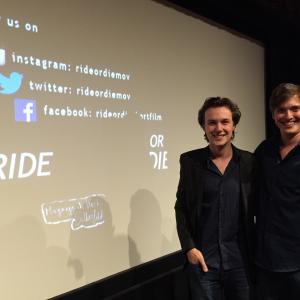 Hessel Evelaar Alec Tibaldi at the screening of Ride Or Die 2015 at the Soho House West Hollywood