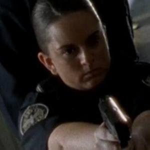 Amber Dawn Fox as Officer Bello in AMC's The Walking Dead