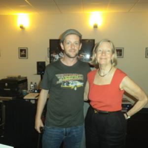 Karl Harpur and two time Grammy Winning producer Judith Sherman at the recording of Dearest Enemy in Dublin Ireland