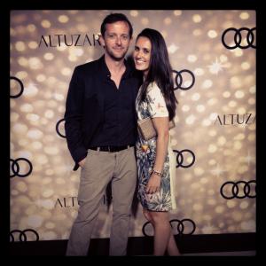 Karl Harpur with his wife Jennifer at the Audi Emmy Party 2013