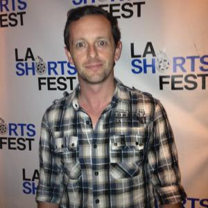 Actor writer and director Karl Harpur attending the opening night of the 2013 LA Shorts Fest in Los Angeles