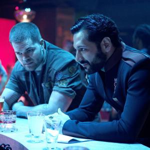 Still of Cas Anvar and Wes Chatham in The Expanse (2015)
