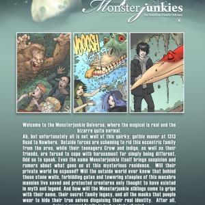 monsterjunkies graphic novel book one
