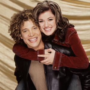 Kelly Clarkson and Justin Guarini in From Justin to Kelly (2003)