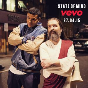 Playin Jesus with Ady Suleiman on the set of 'State of Mind' 2015
