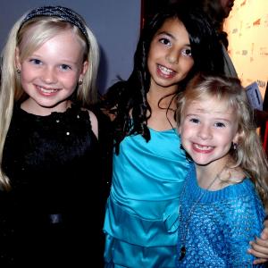 Cheyanna with friends Danielle Parker  Athena arriving for Red Carpet at Dream Magazines 2nd Annual Winter Wonderland 111712