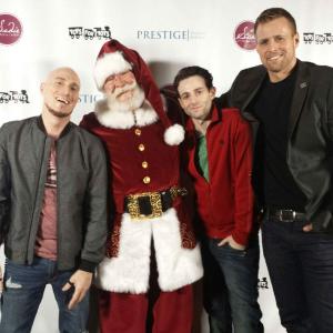 Gabe Fiscale, Santa, Weston Mueller, Chris Folken (From left to right) Prestige Talent Agency Event