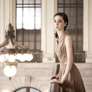 Sara Sue Vallee modeling for Modcloth Clothing Line