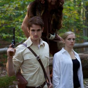 Melinda Grace, Sean Patric Hingel, and Cody in Legend of The Medallion.
